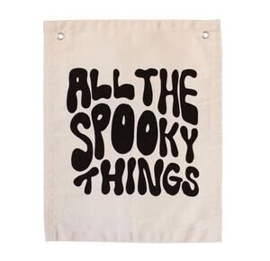 NEW Imani Collective All The Spooky Things Halloween Banner, NWT